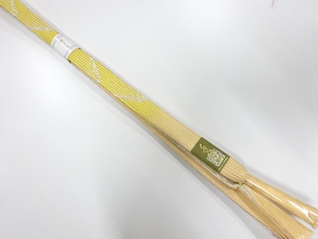JAPANESE KIMONO / UNUSED KOREI HAND-TIED OBIJIME